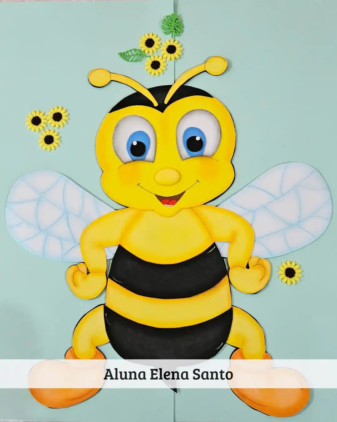 Produção em EVA de aluna EAS — artesanato criativo